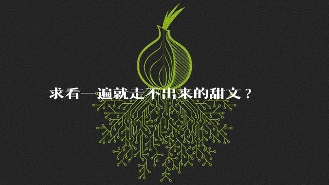 求看一遍就走不出来的甜文?